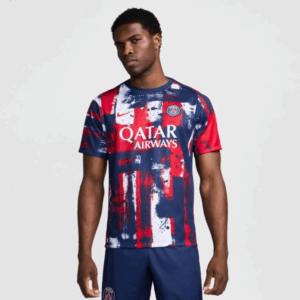Nike Maillot pré-match PSG Dri-Fit Academy Pro - Bleu Marine/Rouge/Blanc - 2024-2025